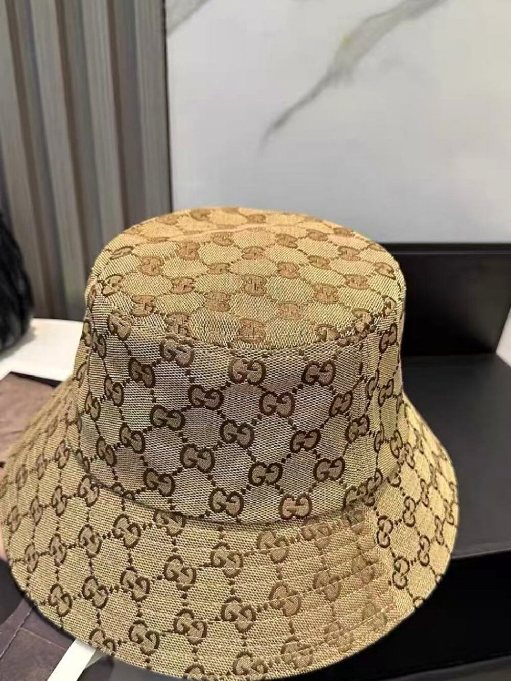 Gucci Classic GG Monogram Canvas Bucket Hat